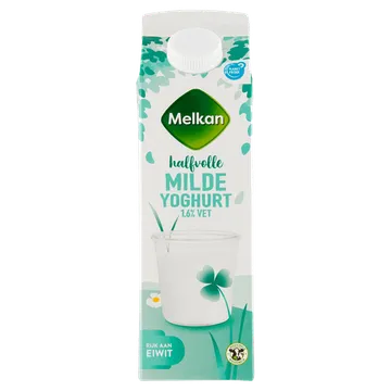 Melkan Milde yoghurt halfvol