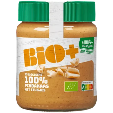 BIO+ Pindakaas 100% crunchy