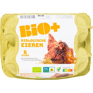 Bio+ Biologische eieren s/m/l