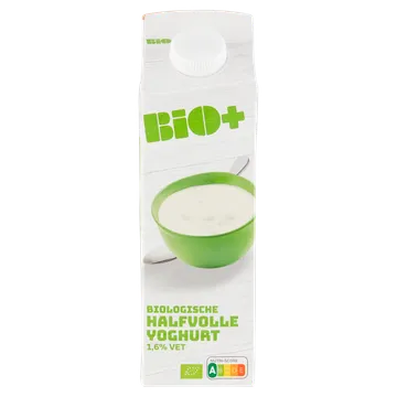 Bio+ Yoghurt halfvol