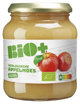 BIO+ Appelmoes zonder toegevoegd suiker
