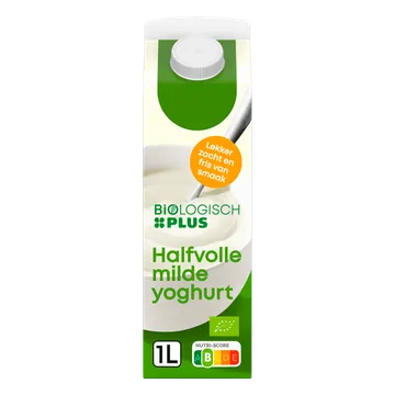 Biologisch PLUS Milde halfvolle yoghurt biologisch