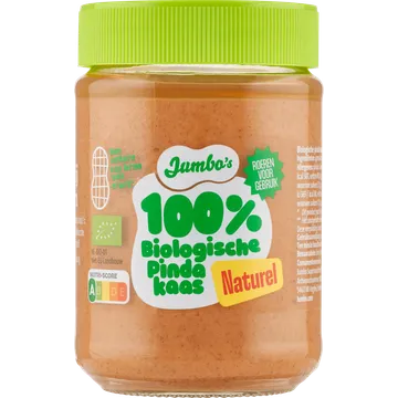 Jumbo's 100% Biologische Pindakaas Naturel 350 g